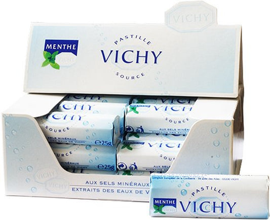 Pastilles Mints Display Case 24 Rolls of 25 G (Pack of 24)