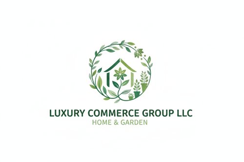 LUXURY COMMERCE GROUP LLC Home and Garden Logo